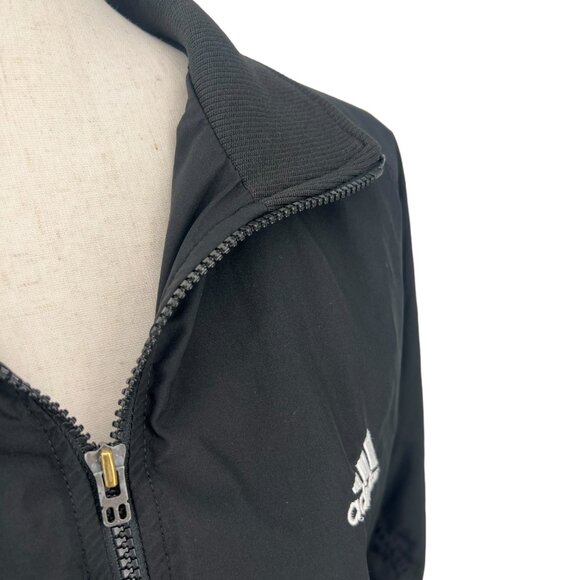 Adidas Classic 3 Stripes Windbreaker Jacket | Medium - Picture 4 of 8